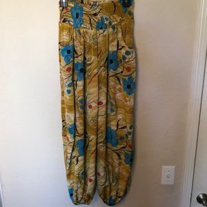 Earthbound - 100% Silk Harem Pants